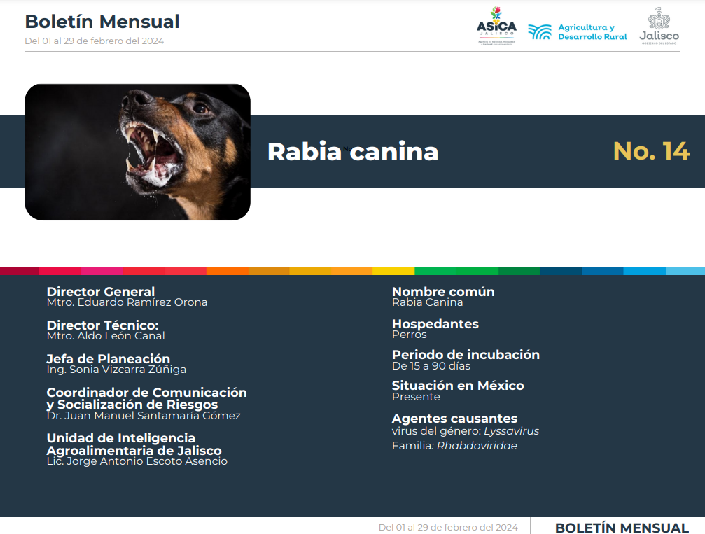 descripción de la imagenRabia Canina